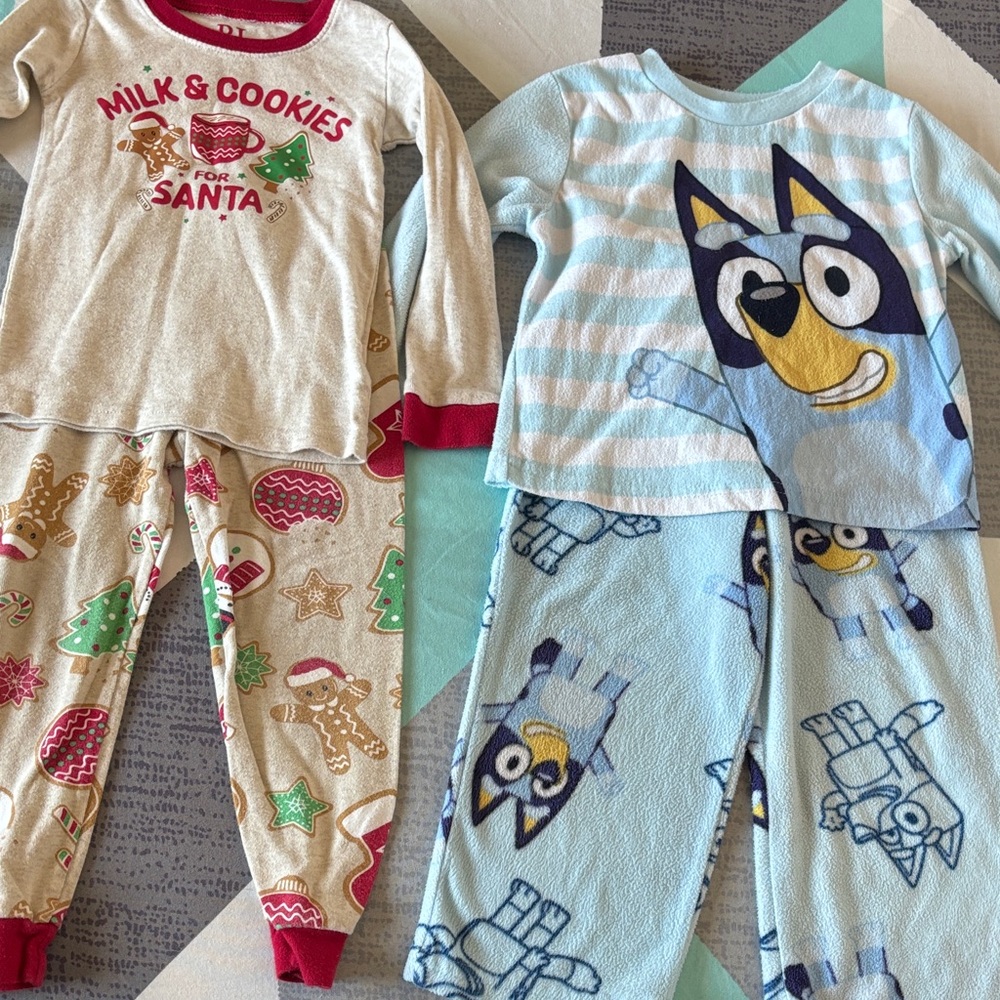 Bluey and Christmas Kids Pajama Set